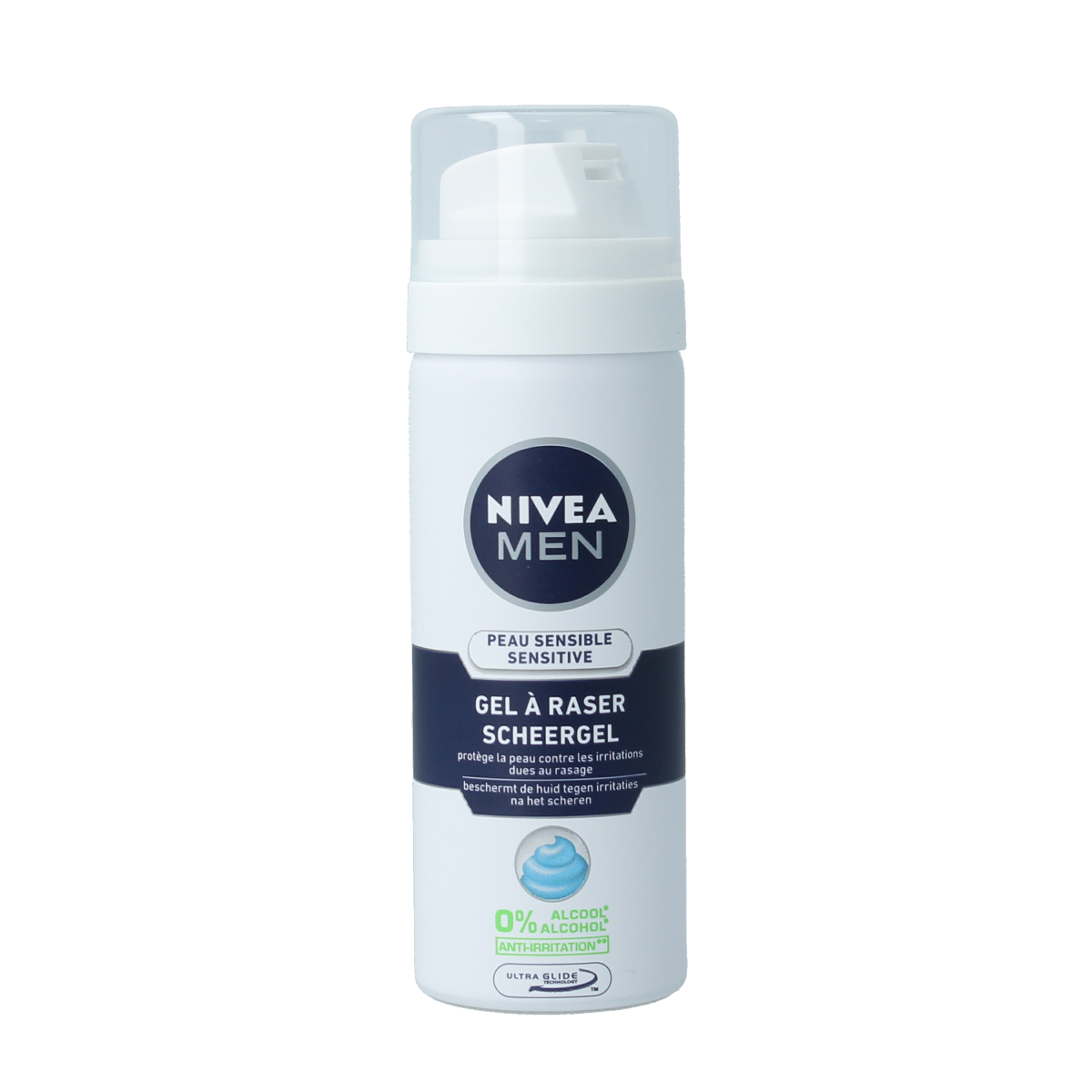 Nivea Men sensitive scheergel mini 30.00 Milliliter