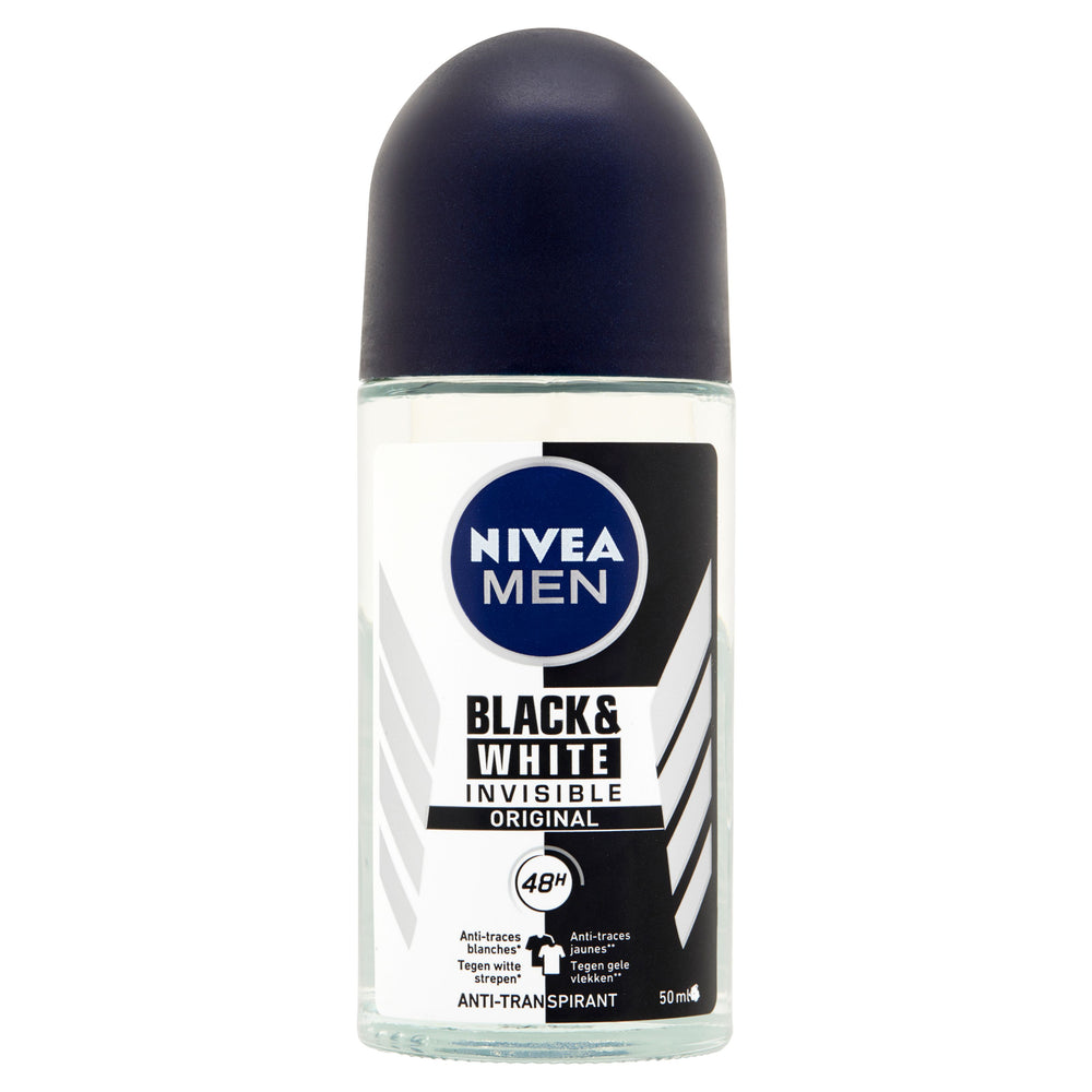 Nivea Men deodorant roller invisible black 50.00 Milliliter