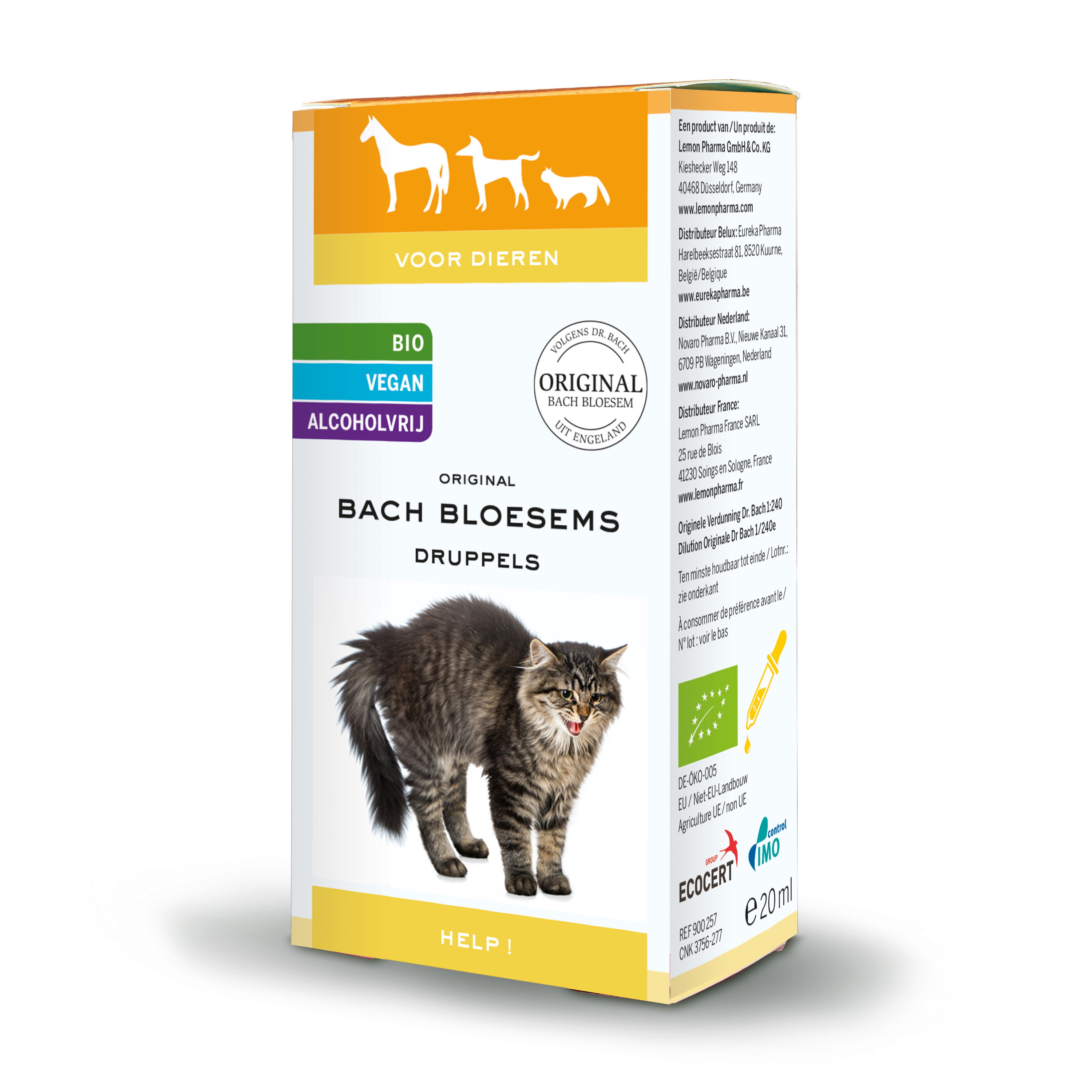 Bach Bloesem Bach bloesem dier help bio 20.00 Milliliter