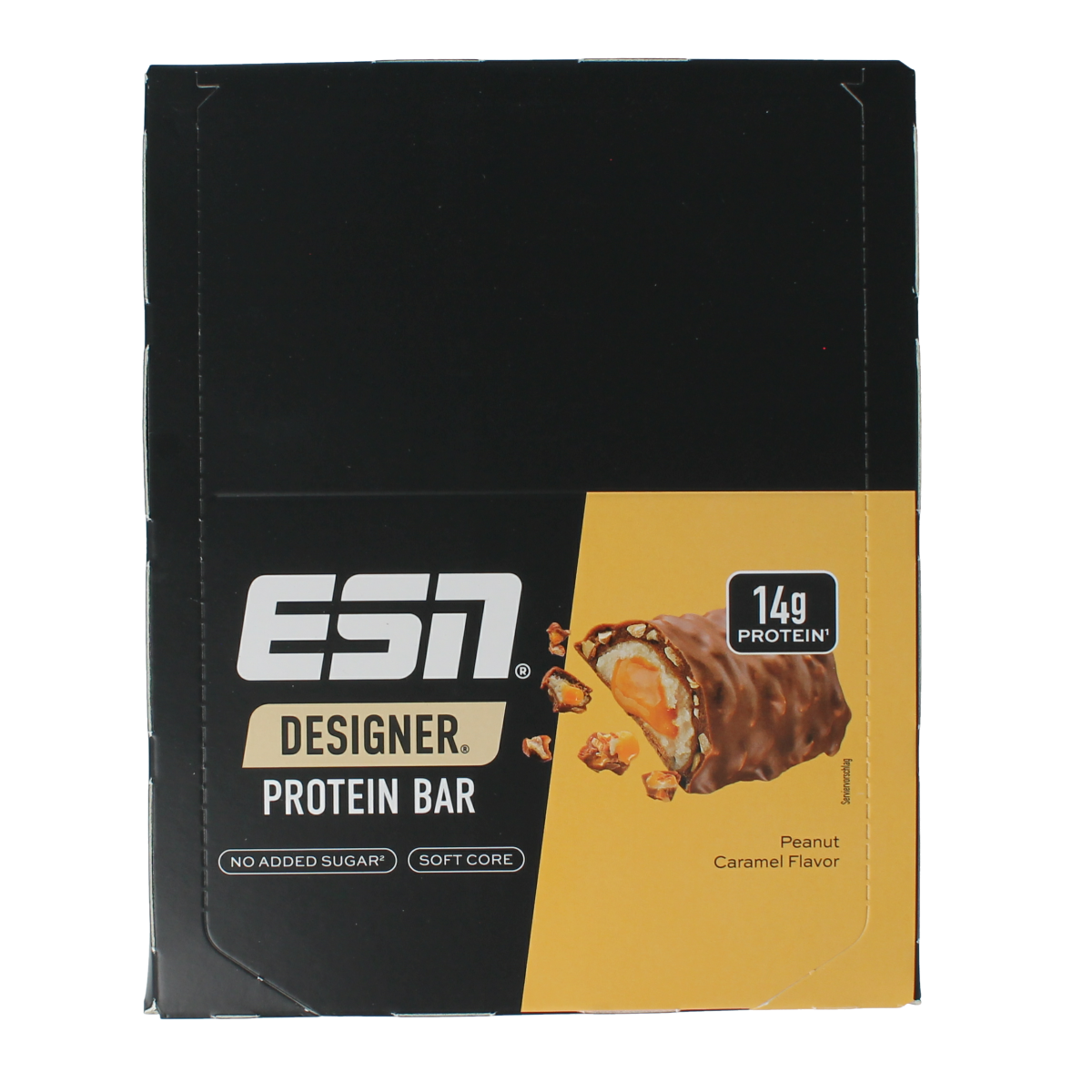 ESN Peanut caramel bar 45g 12.00 Stuks