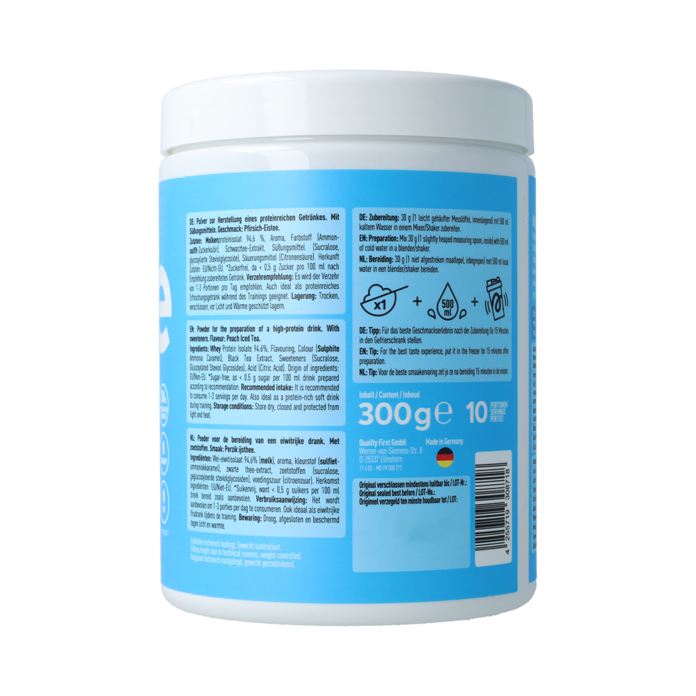 More Nutrition More Clear Iced Tea Style Peach 300.00 Gram