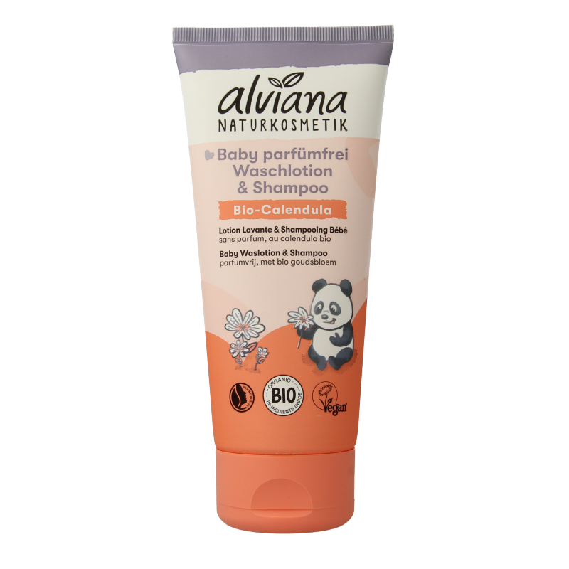 Alviana Baby waslotion en shampoo 200 Milliliter
