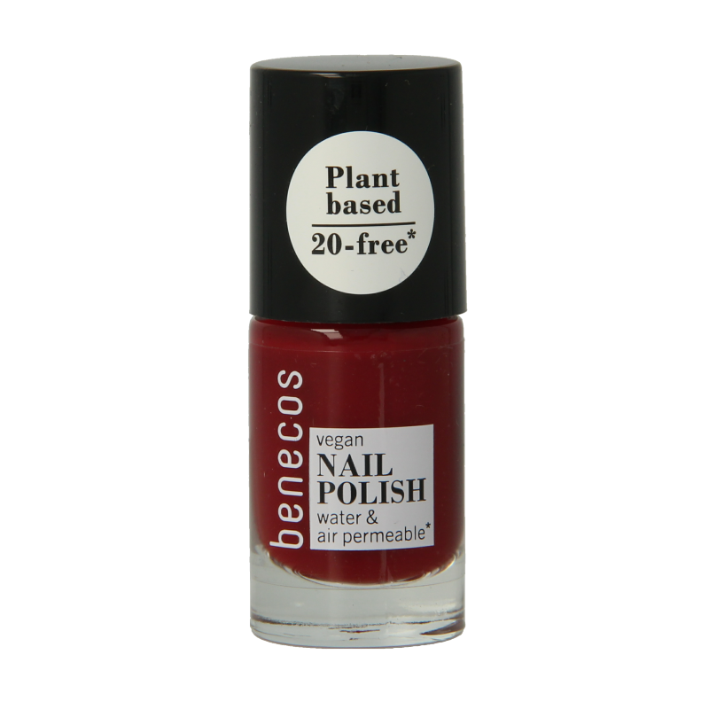 Benecos natural beauty Vegan nail polish cherry red 20-free plantbased 5 Milliliter