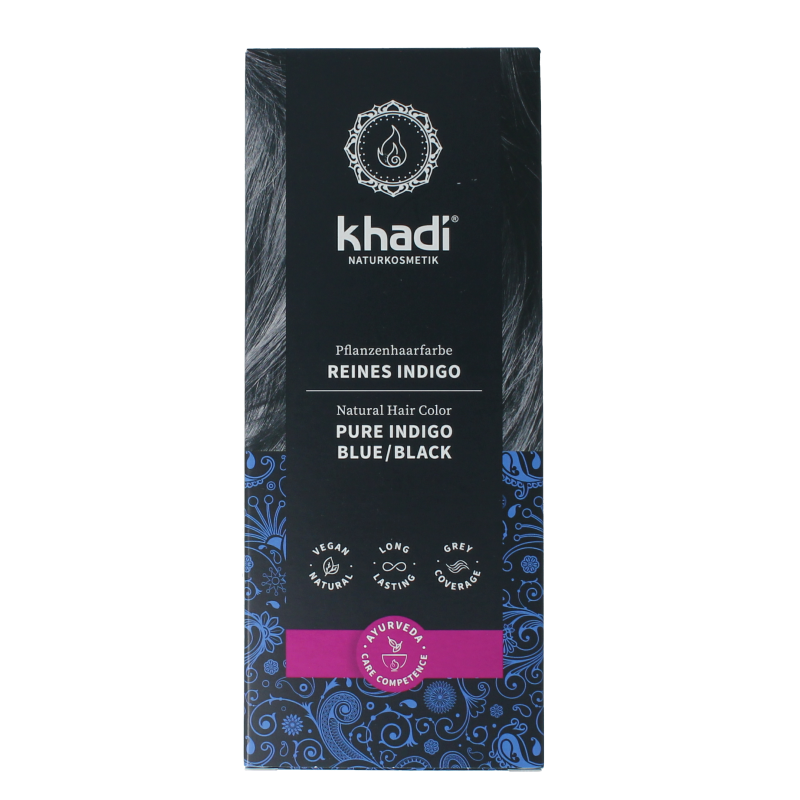 Khadi Haarkleur pure indigo 100 Gram
