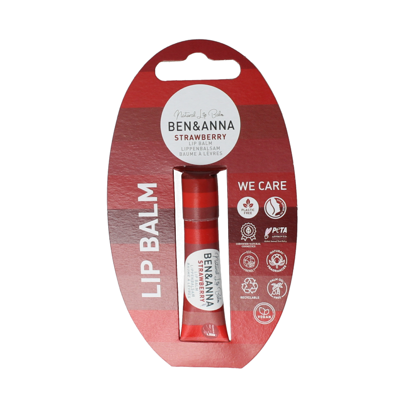 Ben & Anna Lipbalm strawberry 9 Gram