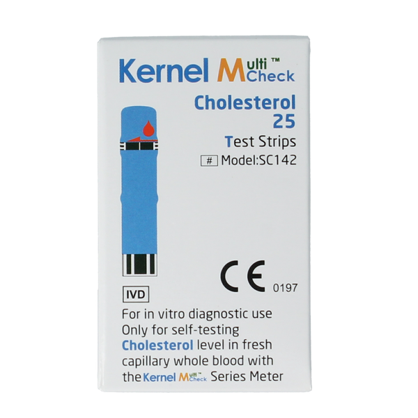 Testjezelf.nu Multicheck cholesterol teststrips 25.00 Stuks