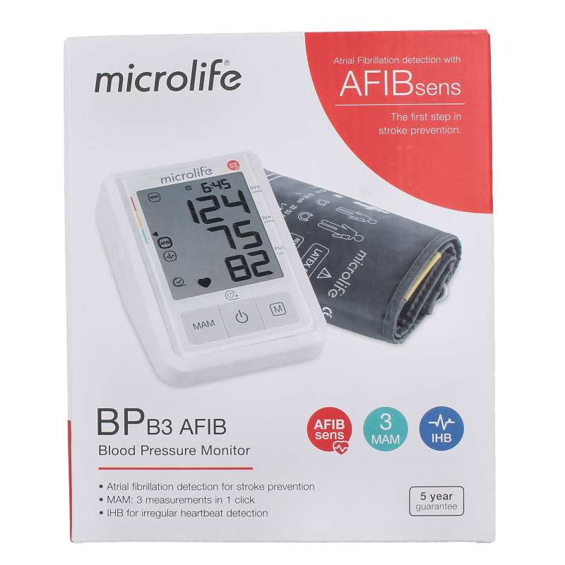 Microlife MIC BPB3 AFIB Bloeddrukmonitor 1 Stuks
