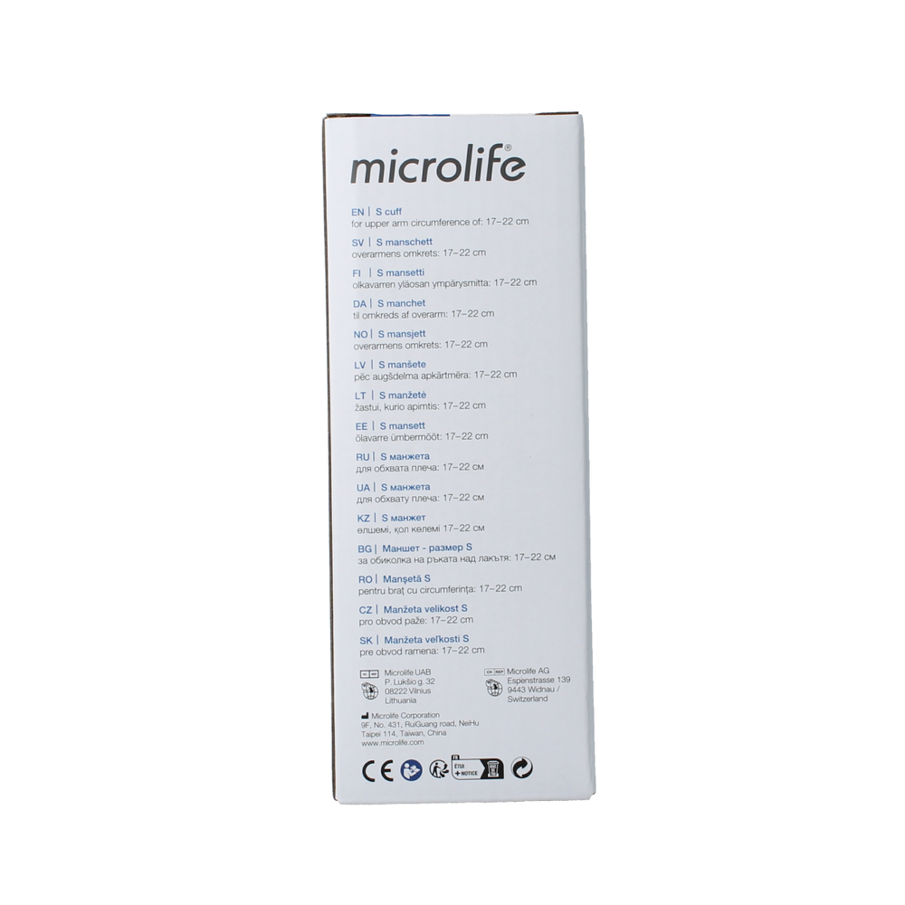 Microlife Manchet maat S 17-22 cm 1.00 Stuks
