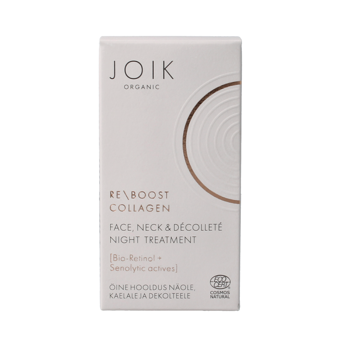 Joik Organics Re-boost collagen face & neck night treatment 50.00 Milliliter