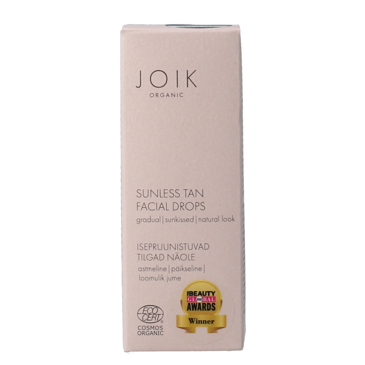 Joik Organics Sunless tan facial drops 30.00 Milliliter