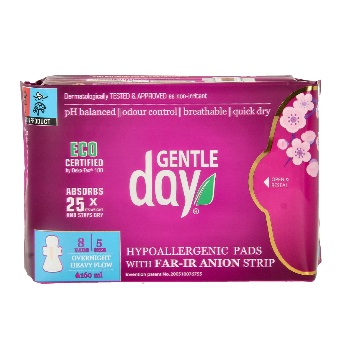 Gentle Day Maandverband nacht 8.00 Stuks