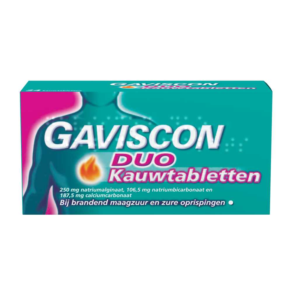 Gaviscon Duo tabletten 24.00 Kauwtabletten