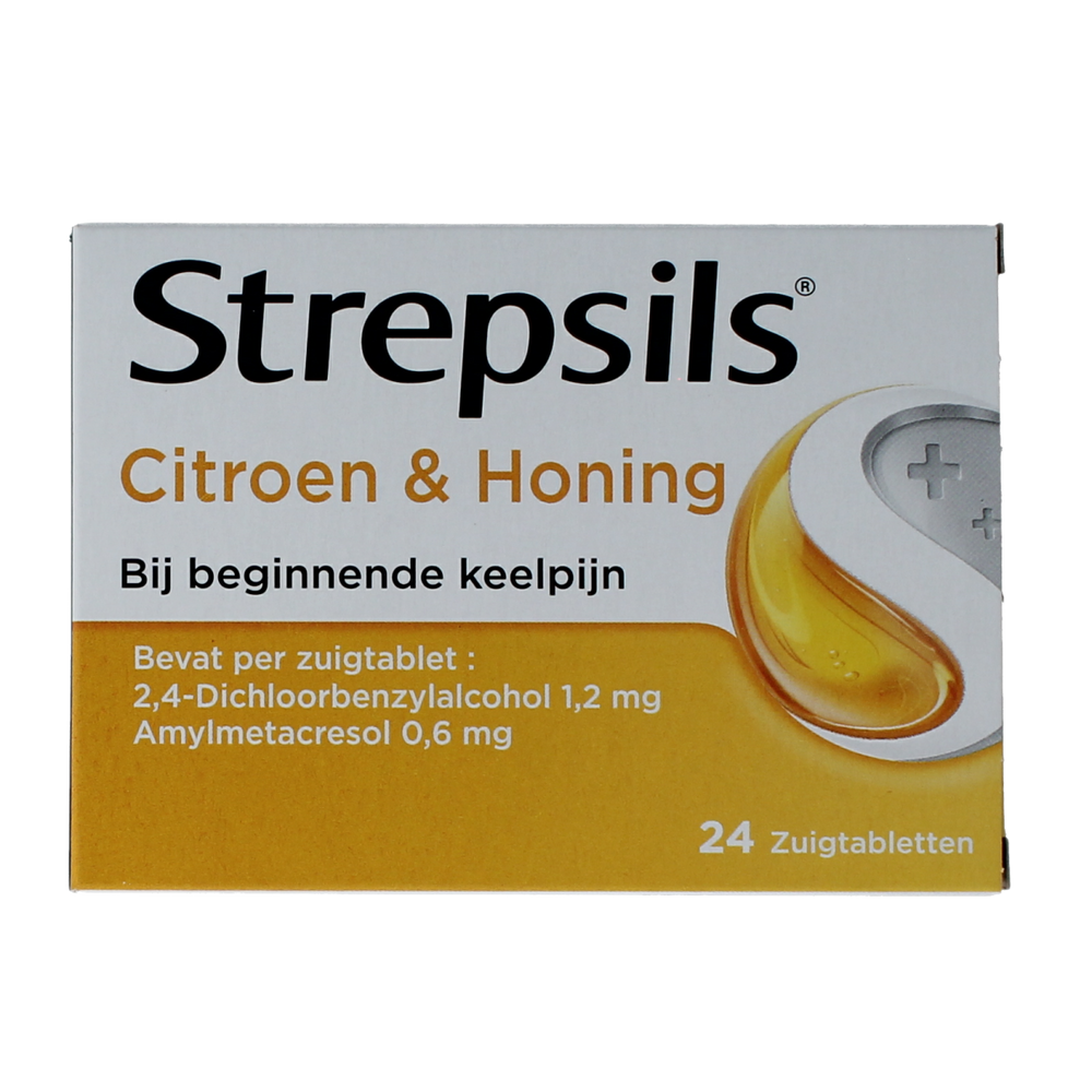 Strepsils Citroen & honing 24.00 Zuigtabletten