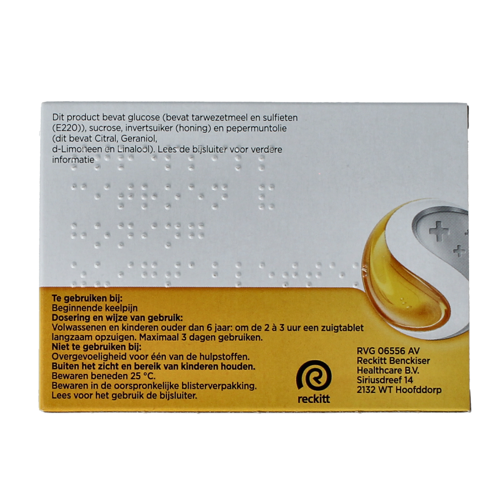 Strepsils Citroen & honing 24.00 Zuigtabletten