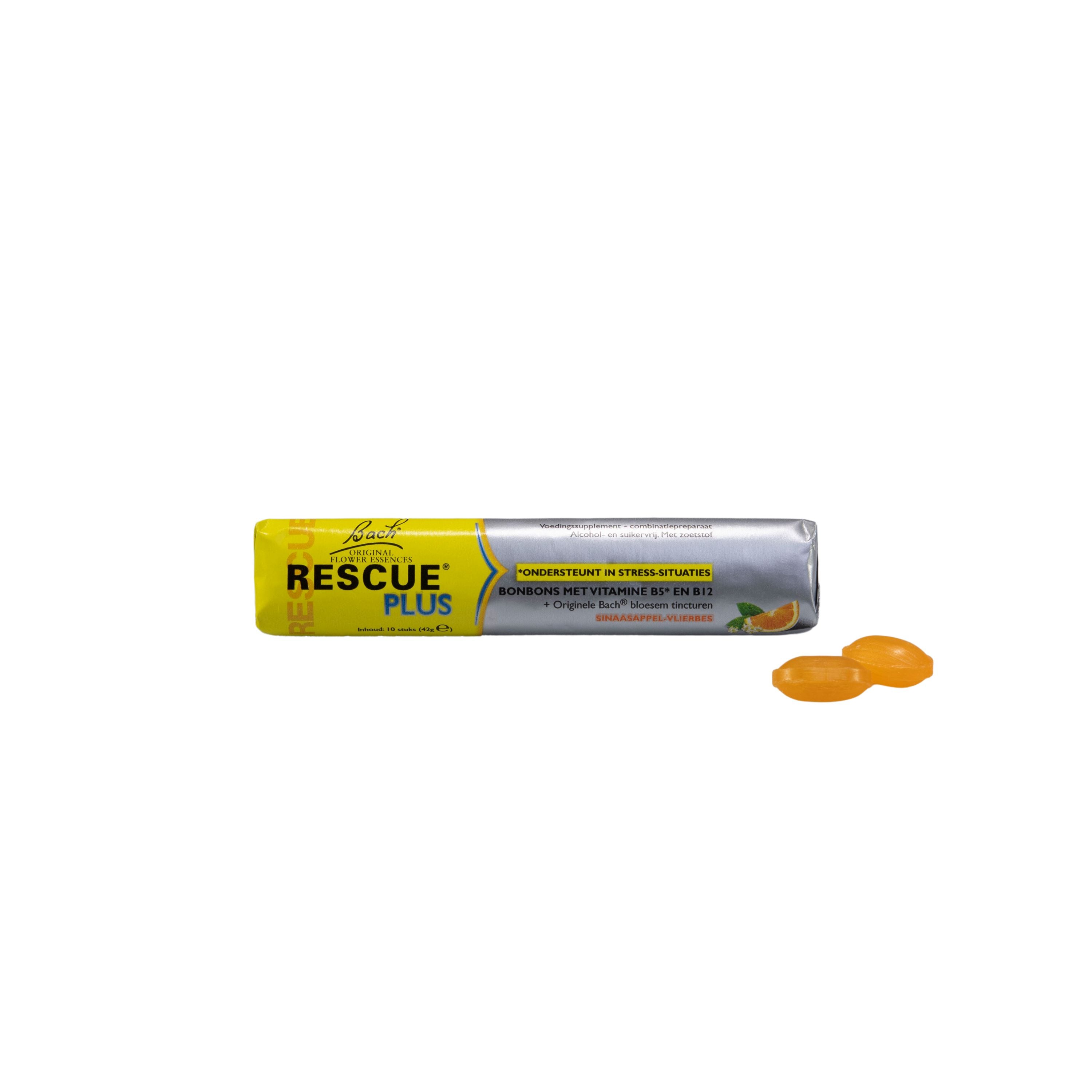 Bach Rescue Rescue remedy plus bonbon 10 Stuks