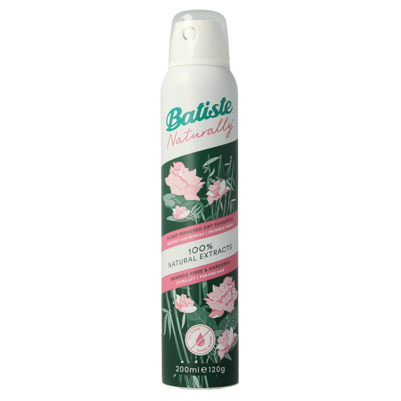 Batiste Droogshampoo bamboo fibre & gardenia fijn haar 200 Milliliter