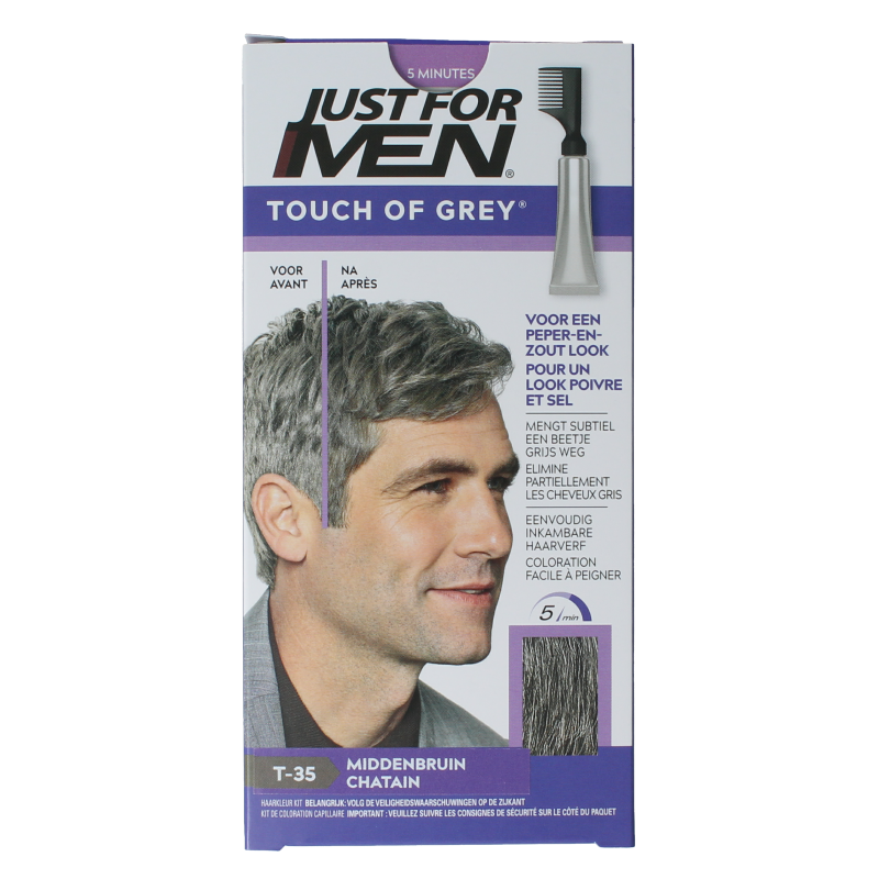 Just For Men Touch of grey T-35 middenbruin 40 Gram