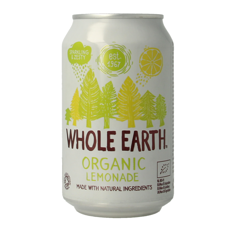 Whole Earth Sparkling lemonade  bio 330 Milliliter