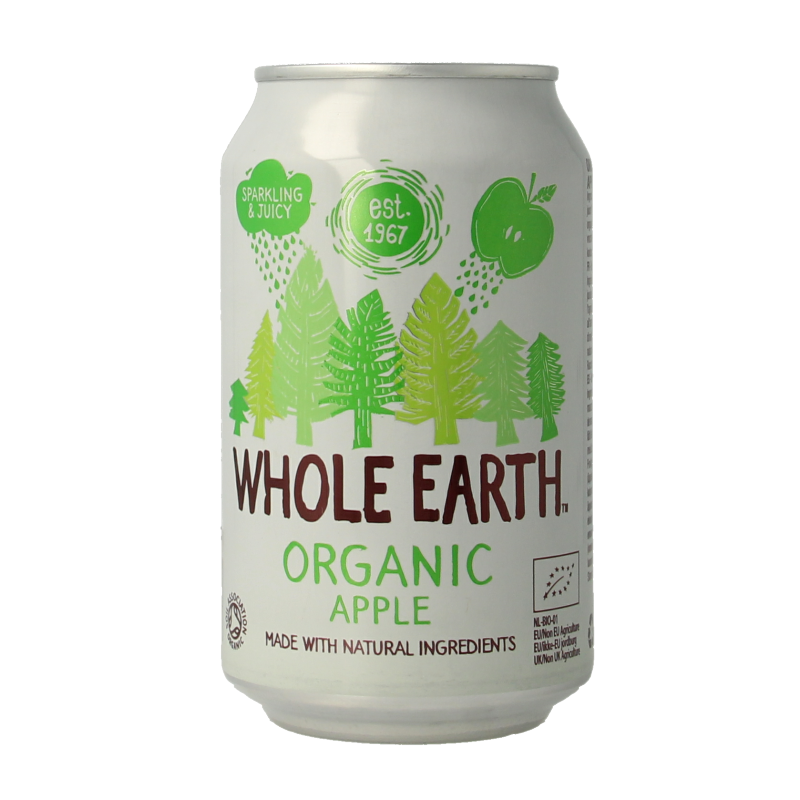 Whole Earth Sparkling apple bio 330 Milliliter