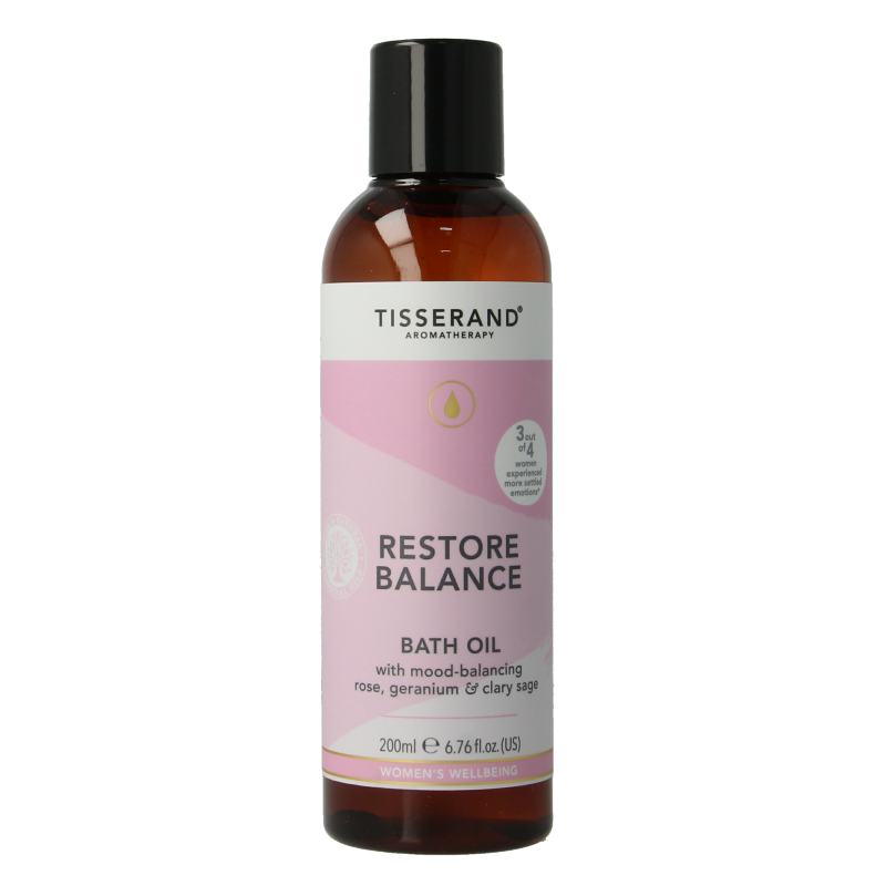 Tisserand Bath oil restore balance 200 Milliliter