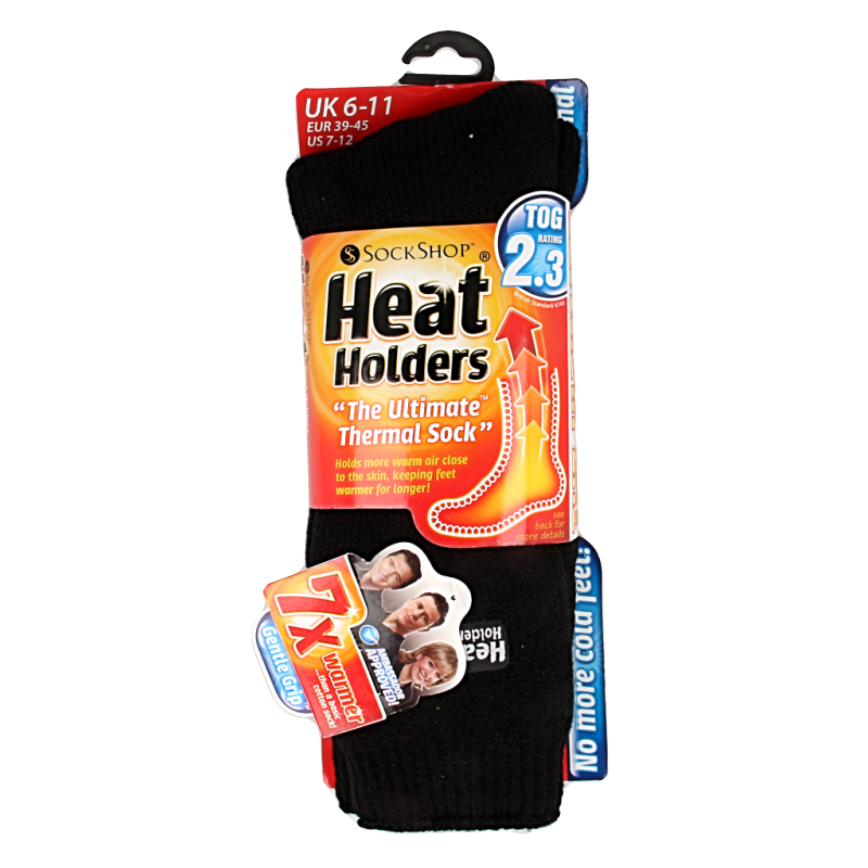Heat Holders Mens original socks maat 6-11 black 1 Paar