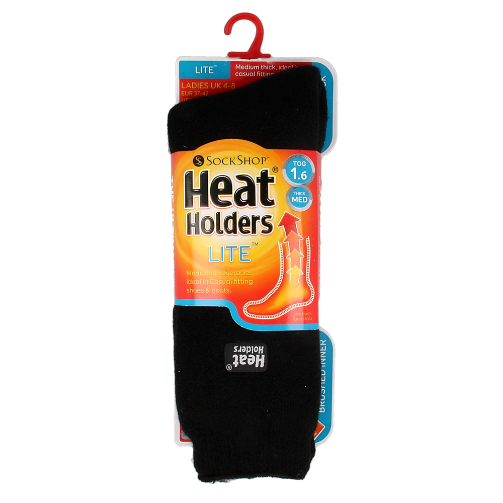 Heat Holders Ladies socks lite maat 4-8 black 1.00 Paar