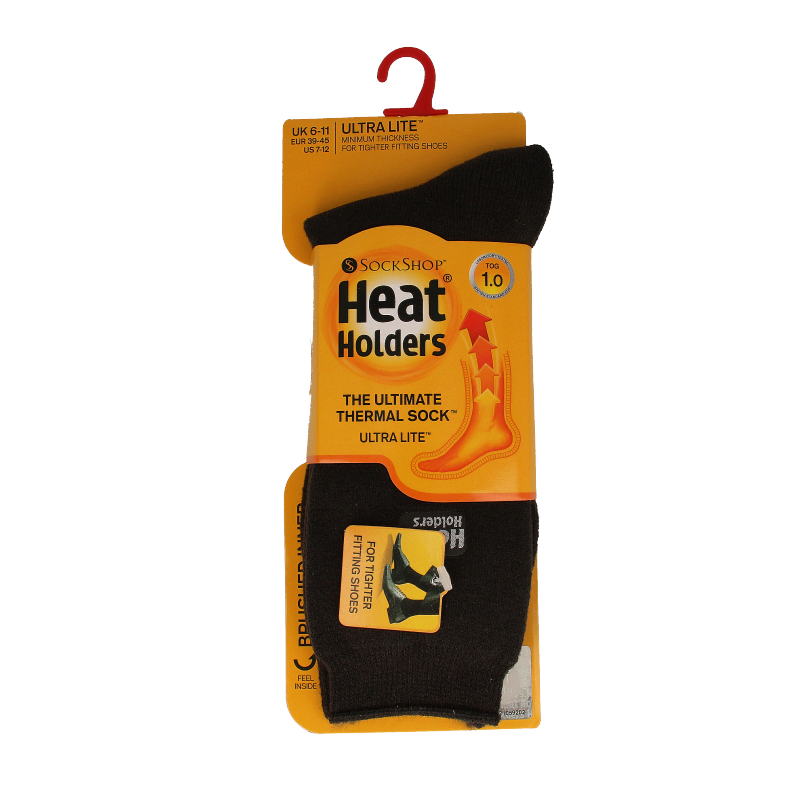 Heat Holders Mens socks ultra lite maat 6-11 charcoal 1 Paar