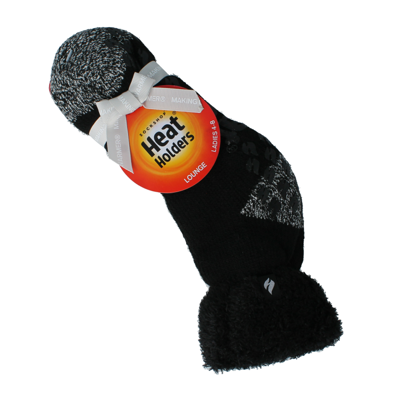 Heat Holders Ladies lounge socks 4-8 37-42 black 1 Paar