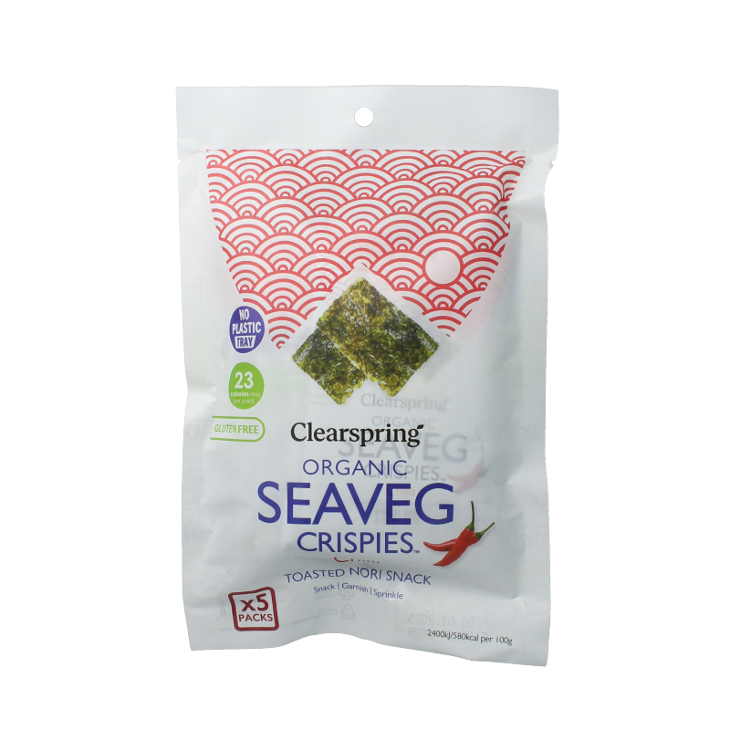Clearspring Seaveg - crispies chilli multipack bio 20 Gram