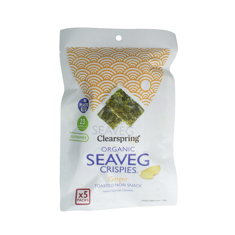 Clearspring Seaveg - crispies ginger multipack bio 20 Gram