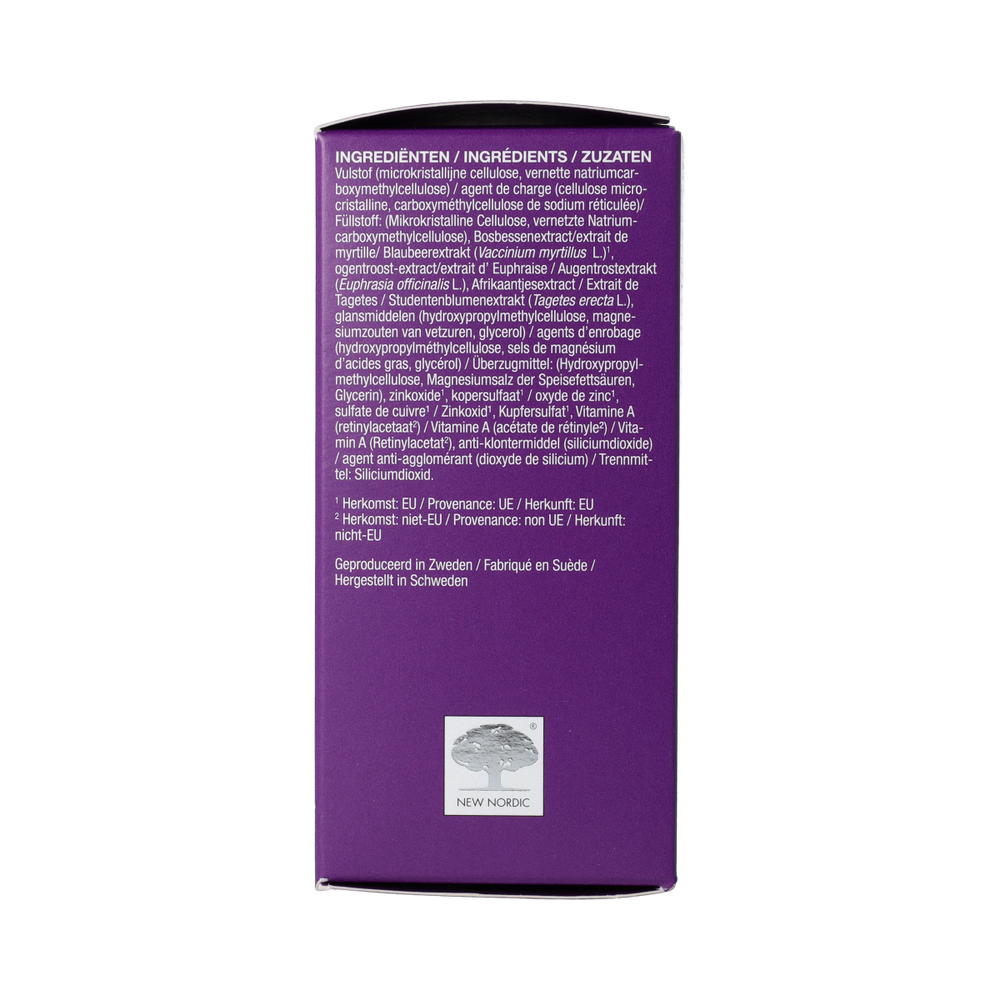 New Nordic Blue berry eyebright 120.00 Tabletten