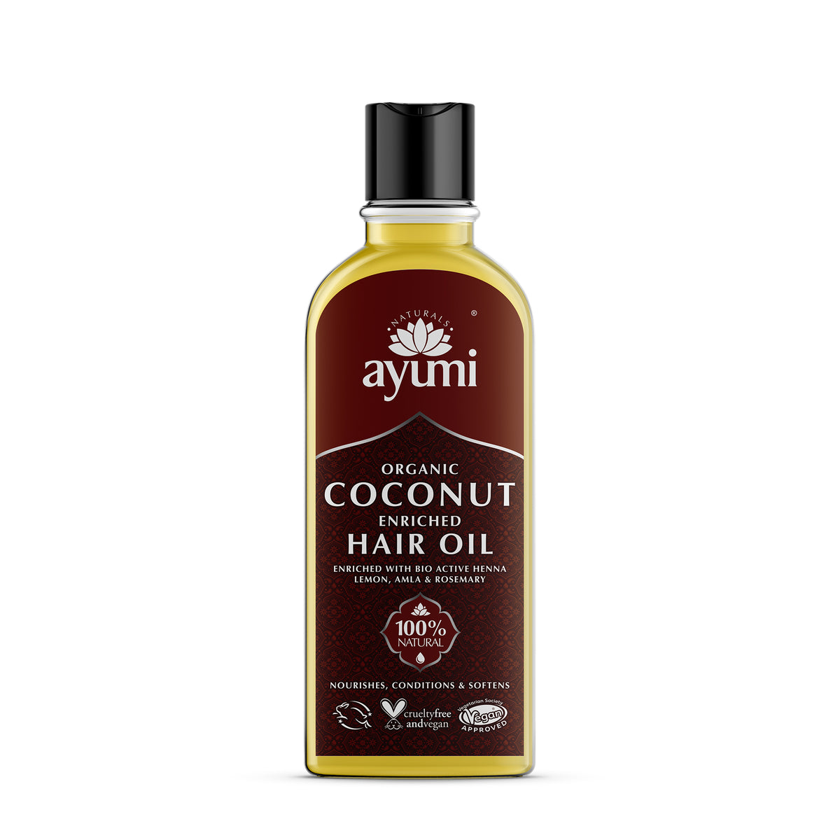 Ayumi Hair oil coconut enriched 150.00 Milliliter