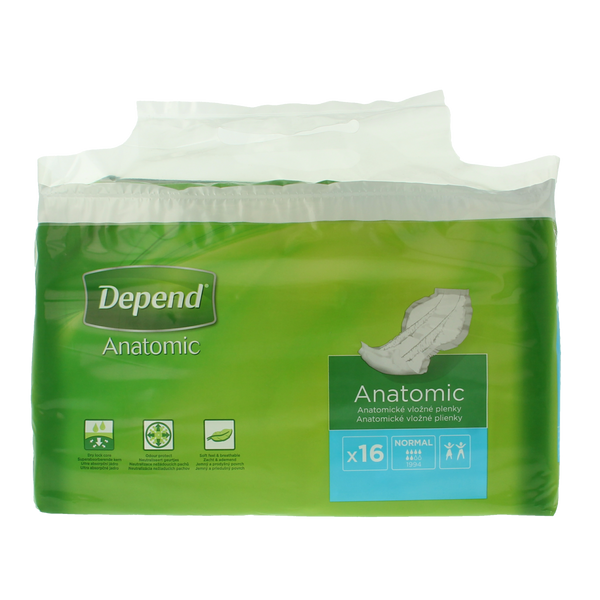 Depend Anatomic normaal 16.00 Stuks