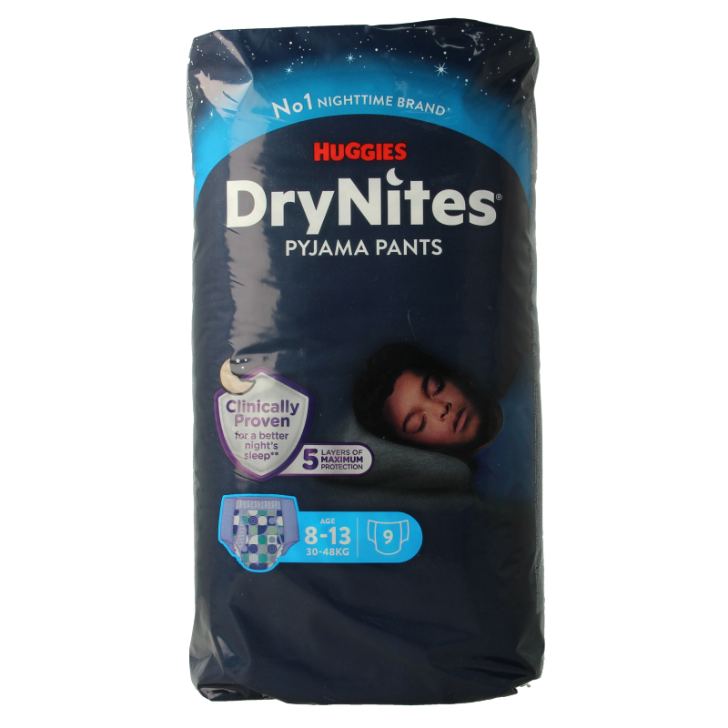 Huggies Drynites boy 8-13 jaar 9 Stuks