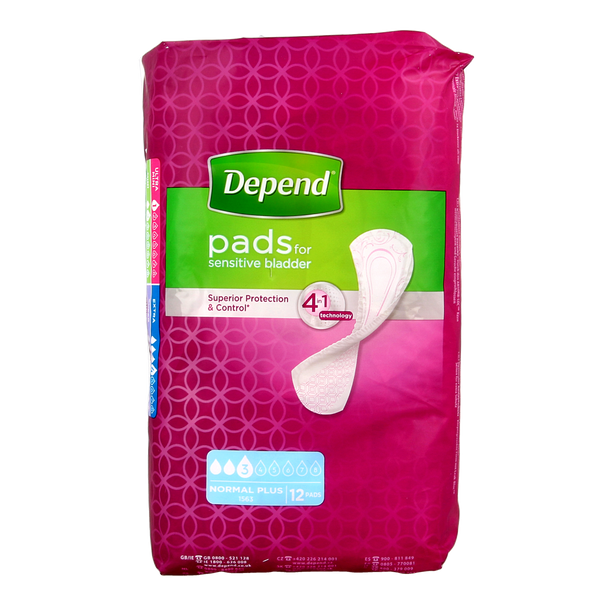 Depend Normaal plus 12.00 Stuks