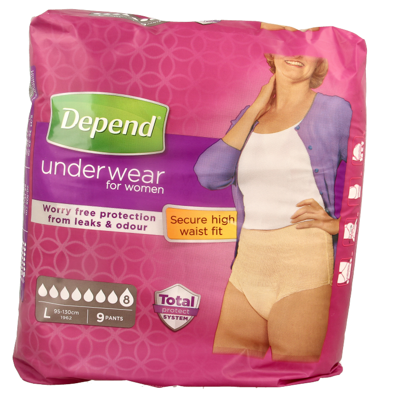 Depend Pants super maat L 9 Stuks