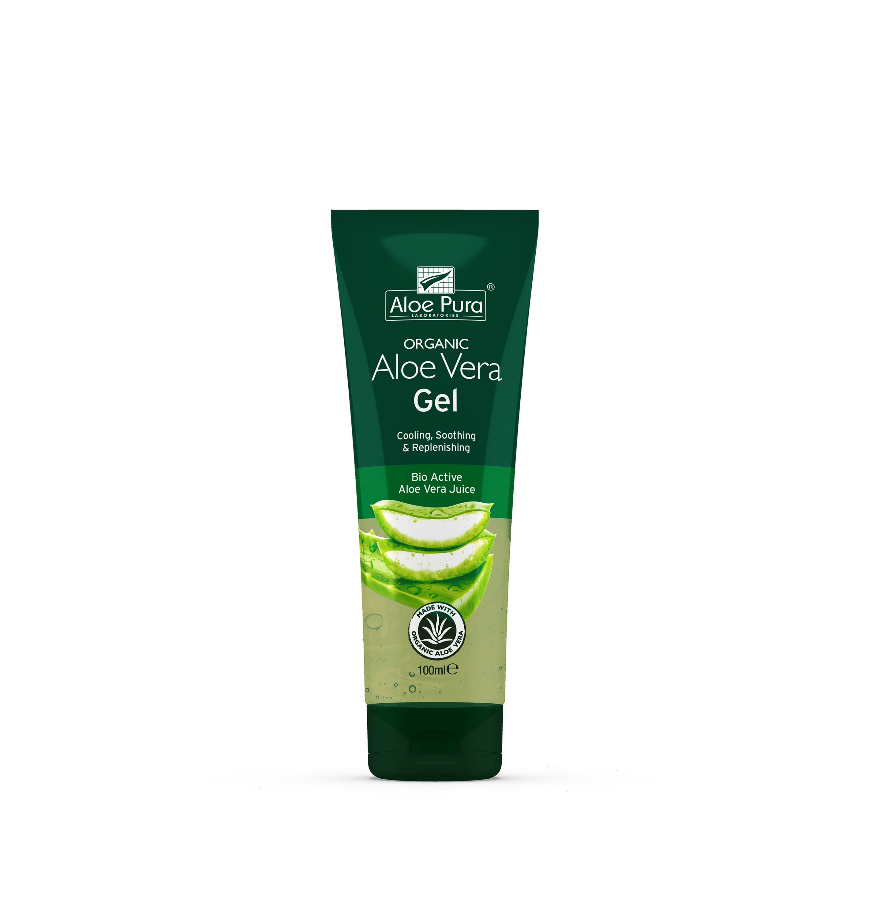 Optima Aloe pura aloe vera gel organic original 100 Milliliter