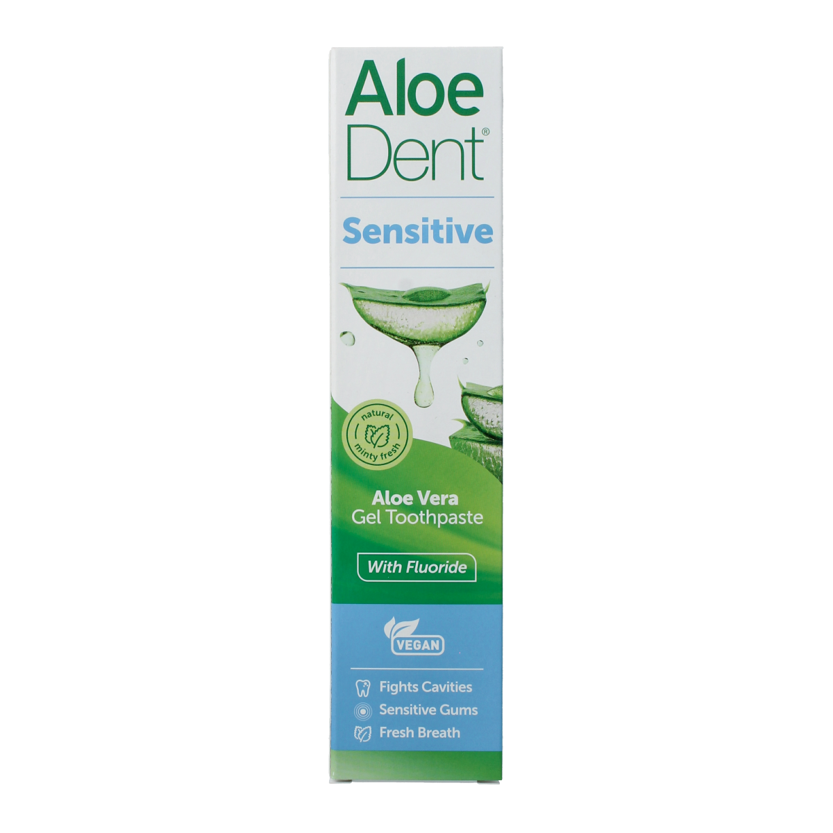 Aloe Dent Tandpasta aloe vera sensitive with fluor 100.00 Milliliter
