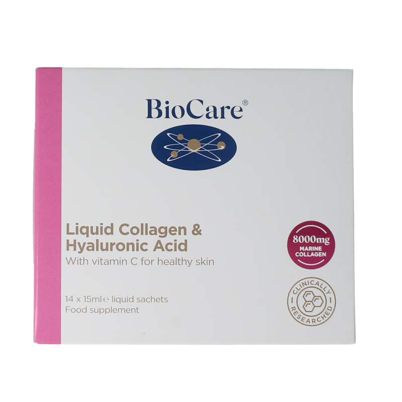 BioCare Collageen & hyaluron vloeibaar 14 x 15ml 1 Set