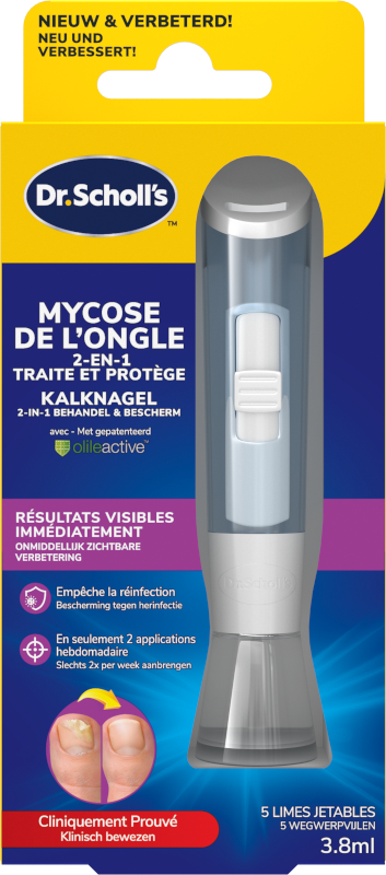 Dr. Scholl's Kalknagel 2 in 1 behandel & bescherm 3.80 Milliliter