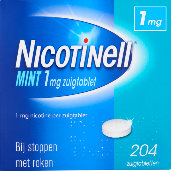 Nicotinell Mint 1mg 204.00 Zuigtabletten