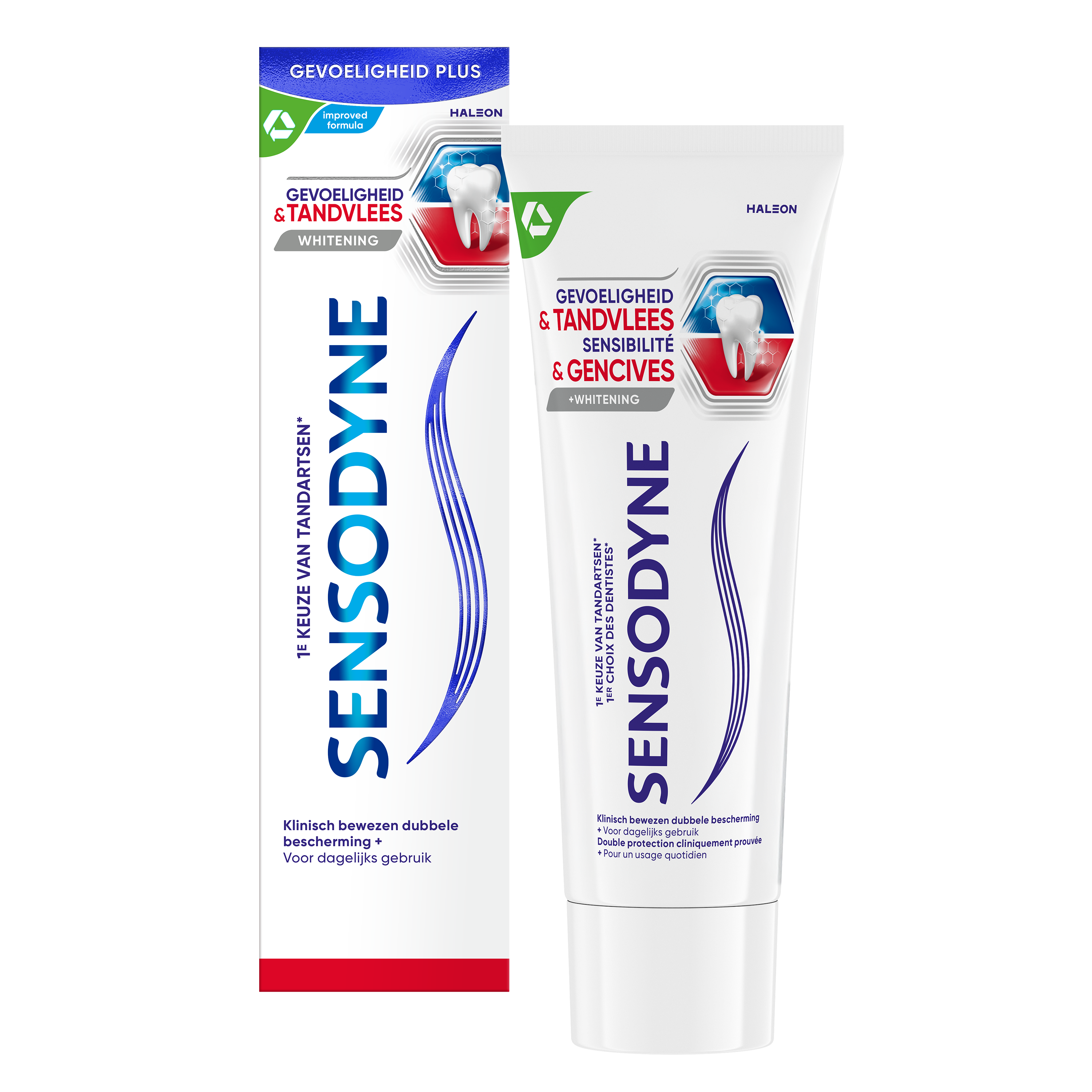 Sensodyne Tandpasta gevoeligheid & tandvlees whitening 75.00 Milliliter
