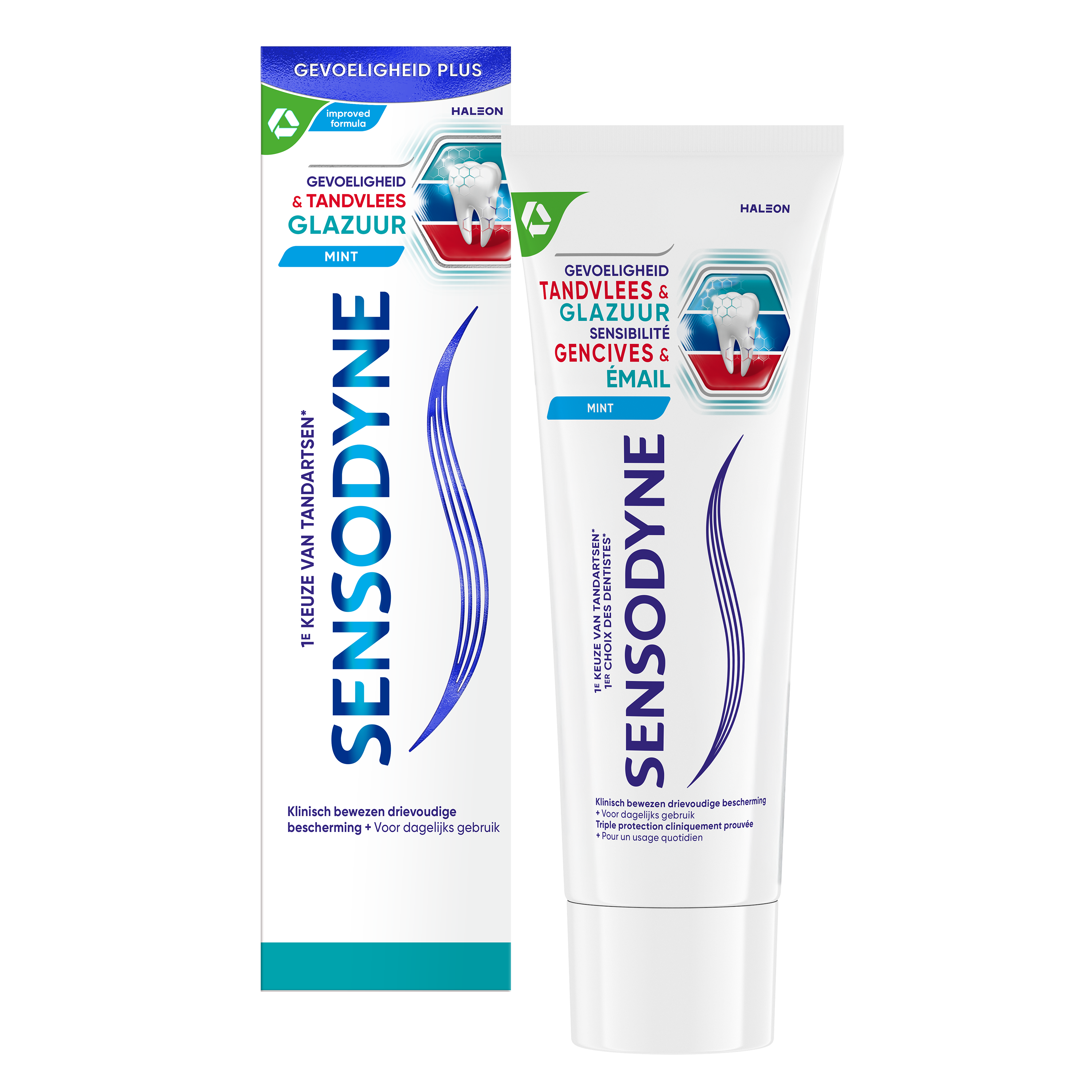 Sensodyne Tandpasta sensitive tandvlees & glazuur 75.00 Milliliter