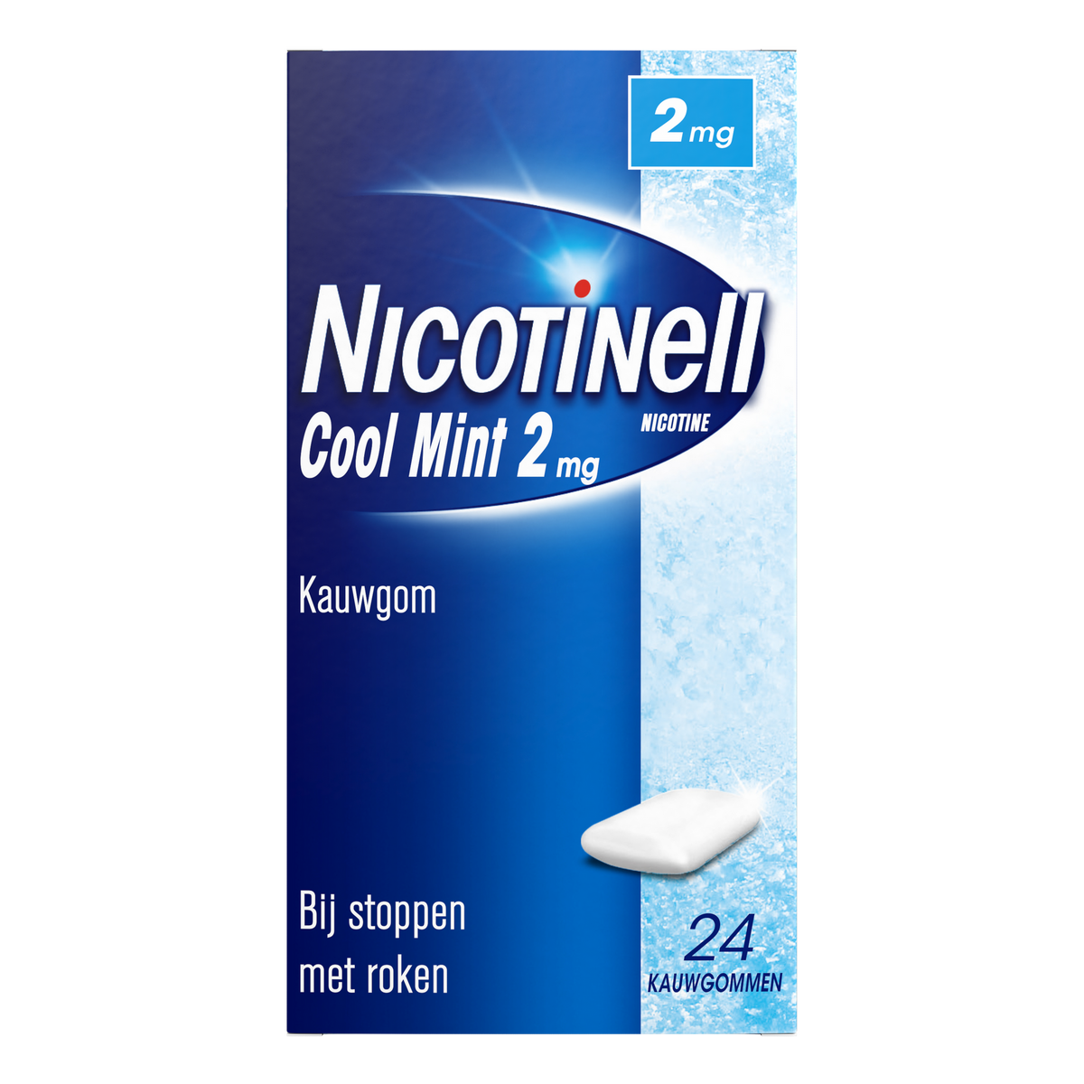 Nicotinell Kauwgom cool mint 2mg 24.00 Stuks