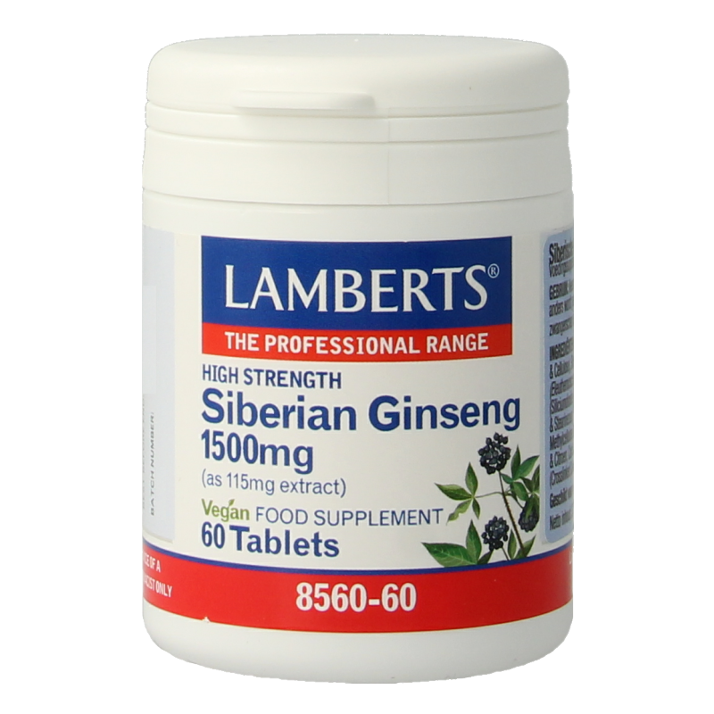Lamberts Ginseng Siberisch 1500mg 60 Tabletten