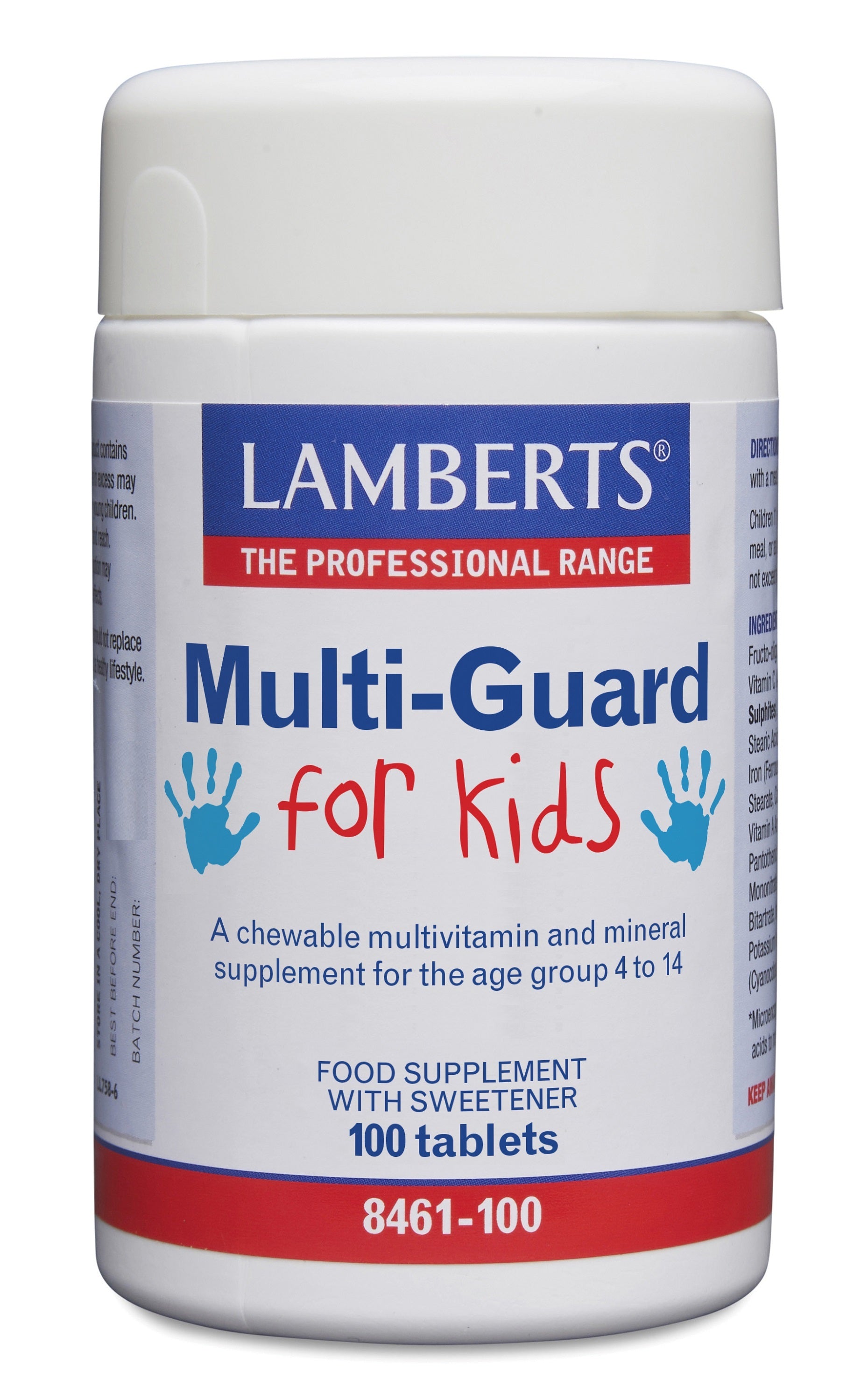 Lamberts Multi-guard for kids (playfair) 100 Kauwtabletten