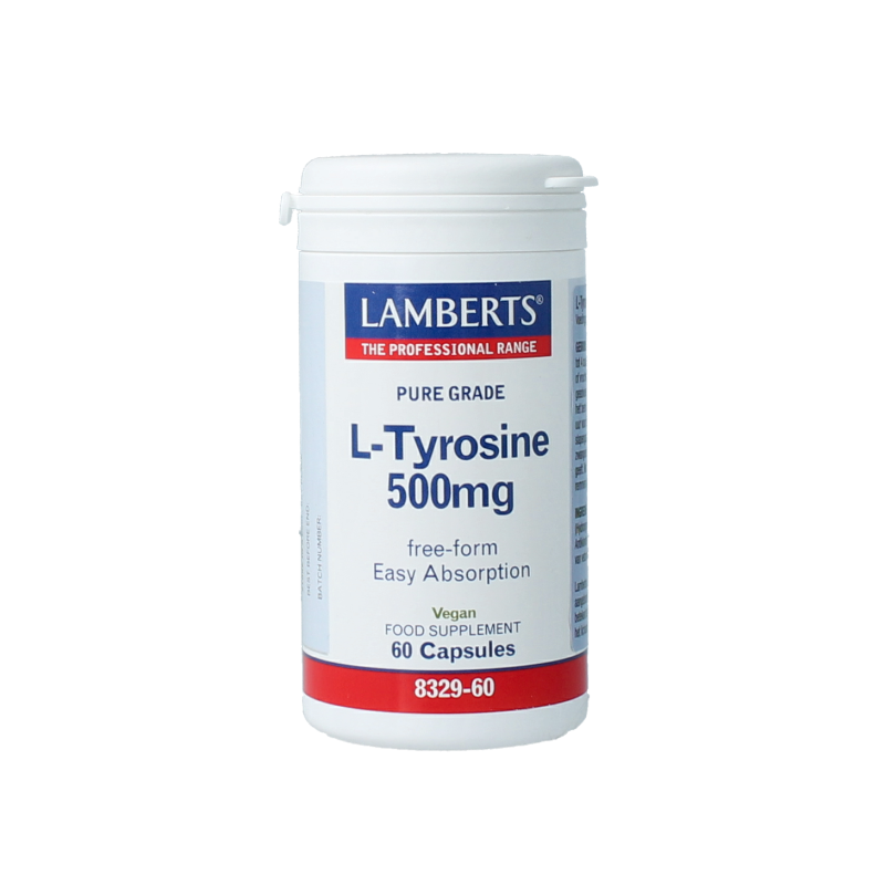 Lamberts L-Tyrosine 500mg 60 Capsules