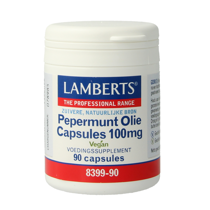 Lamberts Pepermuntolie 100mg 90 Capsules
