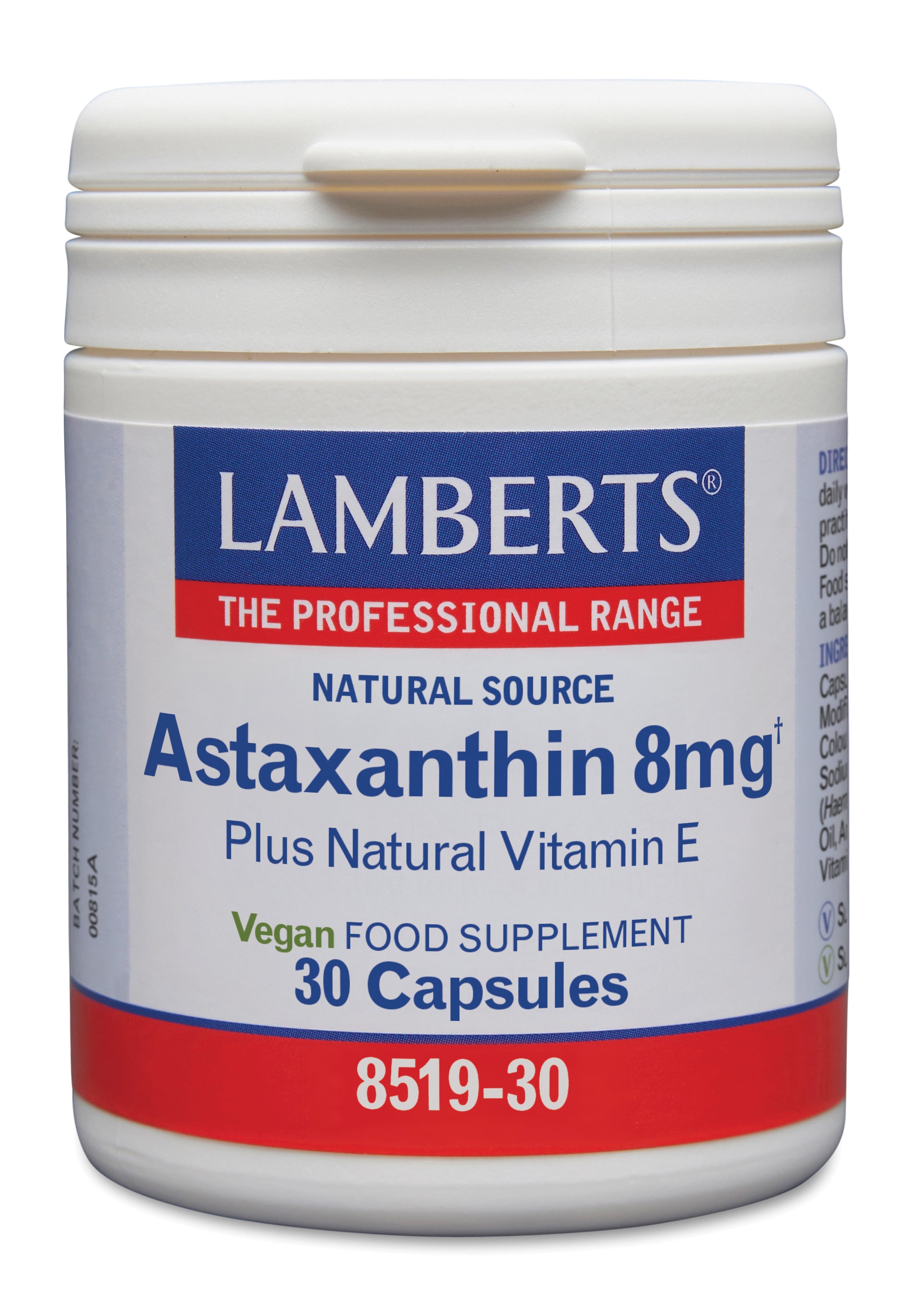 Lamberts Astaxanthine 8mg 30.00 Tabletten