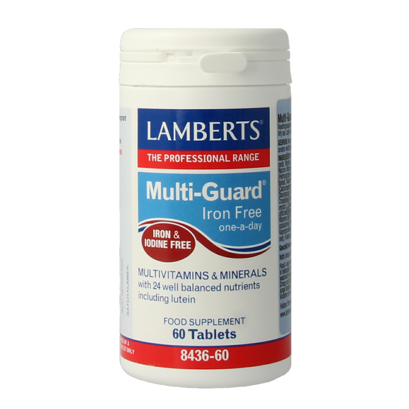 Lamberts Multi-guard ijzervrij 60 Tabletten